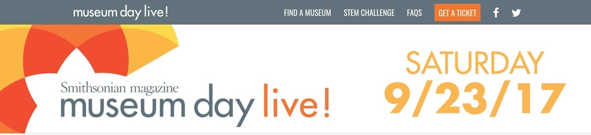 Smithsonian Museum Live Day graphic