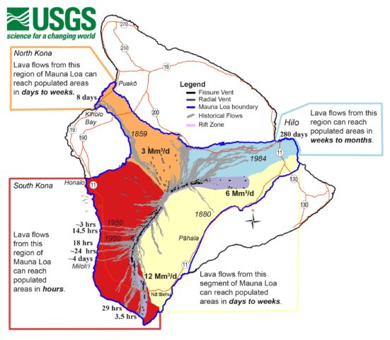 Mauna Loa Threat Map