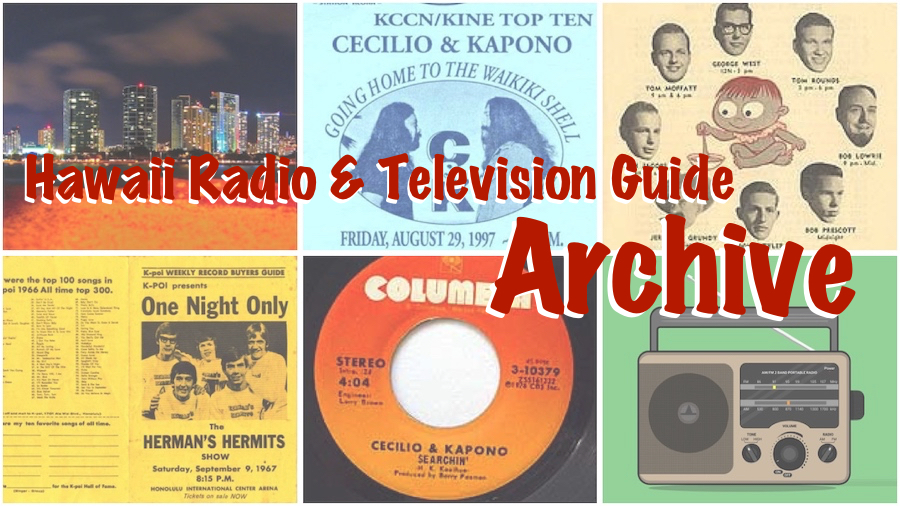 Hawaii Radio & Television Guide Archive