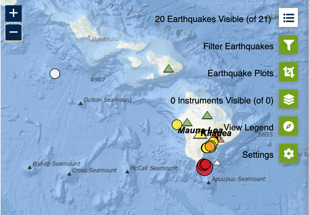 The earthquake was also felt on Oahu.
