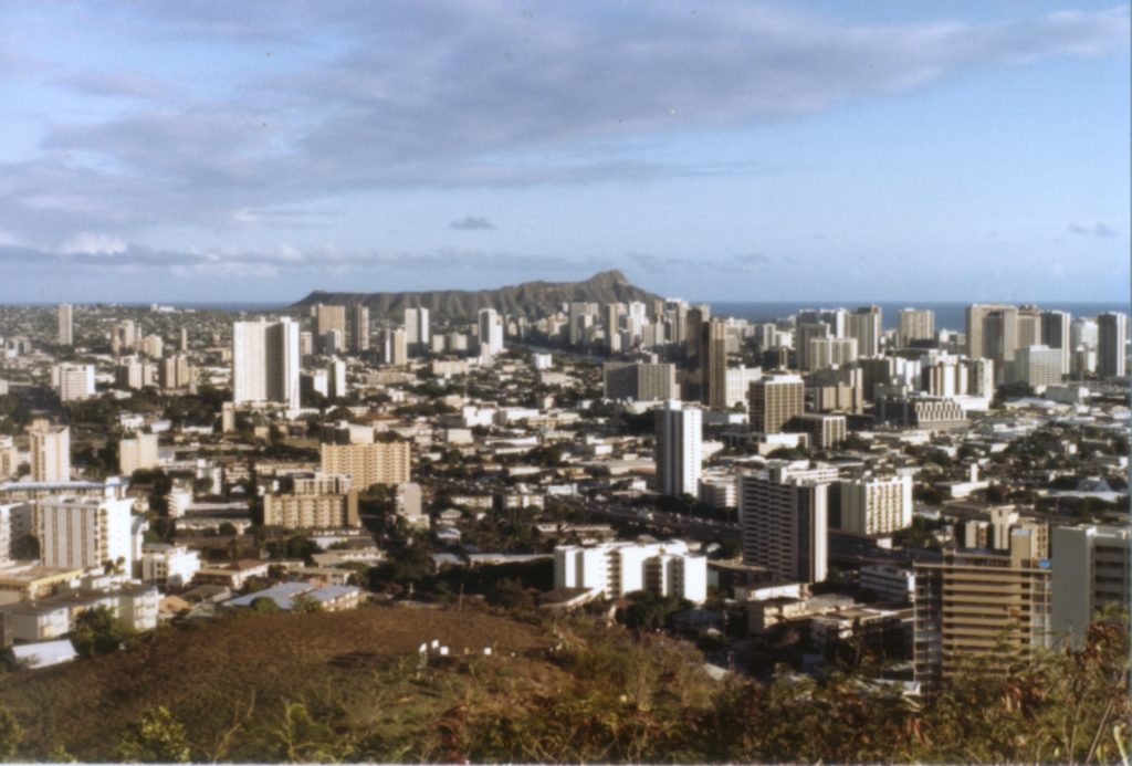 Honolulu City Skyline