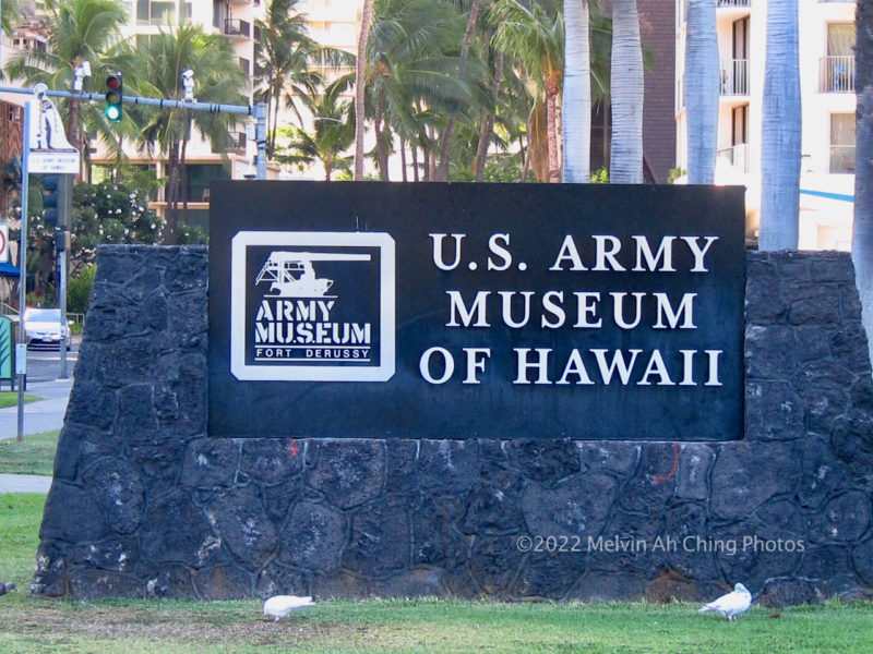 U.S. Army Museum Sign - Waikiki Honolulu